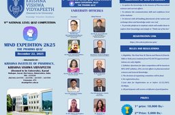 9th National Level Quiz Competition, Mind Expedition 2K25: The Pharma Quiz