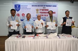 Krishna Institute of Pharmacy, KVV (DU), Karad organised Inaugural Ceremony of 5th National Pharmacovigilance Program Week 2025 under the theme "Your Medication Safety, Just a Click Away: Report to PvPI"