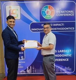 Dr. Shivsagar Tewary secured 1st Position in Faculty Poster Presentation