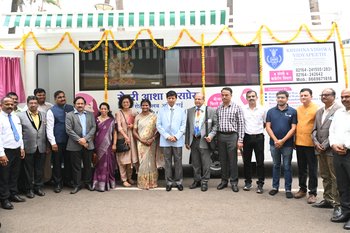 Inauguration of Rotary Asha Express Cancer Detection Campaigning Van new